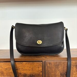 Vintage Coach City Bag Navy 9790